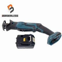 ☆比較的綺麗です☆makita マキタ 18V 充電式レシプロソー JR184D バッテリー1個(18V 6.0Ah)付き 85340_画像1