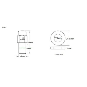 特価 新品 12-1.25 12X1.25 ストレートナット ワッシャー 16個 旧車 ビンテージカー エンケイバハ スピードスター クレーガー DATSUN 日産の画像4