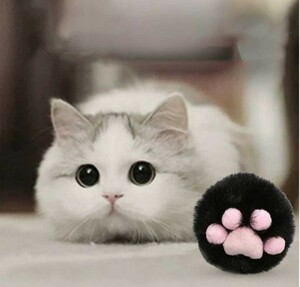 猫の肉球　３点セット　猫のおもちゃ　猫のボール　猫のパーツ　猫の雑貨　HANAKO　猫好き　プレゼント