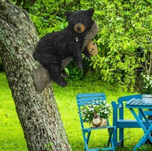 熊の置物　小熊とミツバチ　ガーデンオブジェ　HANAKO　庭デコ　ガーデン装飾_画像8
