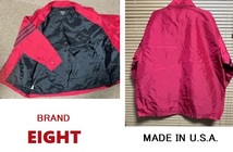 未使用新品★デッドストック★BRAND EIGHT★MADE IN U.S.A.★デッキジャケット/コーチジャケット/ウインドブレーカー/L～XL_画像4