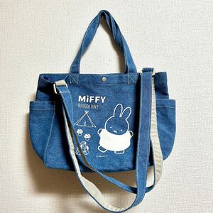 miffy ミッフィー デニムショルダーバッグ ランチバッグ トートバッグ