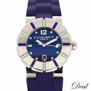  bezel diamond 13PD Chaumet Chaumet Class one W1722V-33V lady's wristwatch 