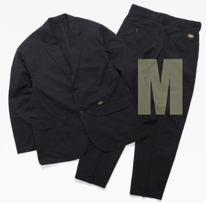 M 新品 送料無料 24SS BEAMS 別注 Dickies TRIPSTER SUIT BLACK LL 6弾 ビームス トリップスター ディッキーズ ブラック黒 スーツ 野村訓市