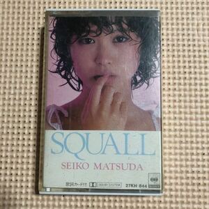 松田聖子　スコール　国内盤カセットテープ★