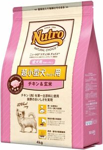 4キログラム (x 1) Nutro nutro ニュートロ ナチュラルチョイス 超小型犬4kg以下用 成犬用 生後8ヶ月以上 チ