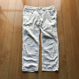  Gap cropped pants 163-1-20 white W27