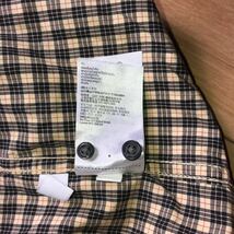 ユニクロ フランネルチェックシャツ 1990円＋税 169-1-43 メンズ L ベージュ ブラック チェック_画像8