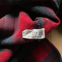 Vino Rosso ネルシャツ 578-1-33 メンズ レッド ブラック チェック ショッピング レジャー_画像5