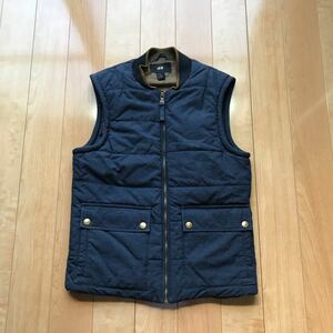 エイチアンドエム 中綿ベスト 136-6-6 US 32R ネイビー 防寒 フィッシング H&M