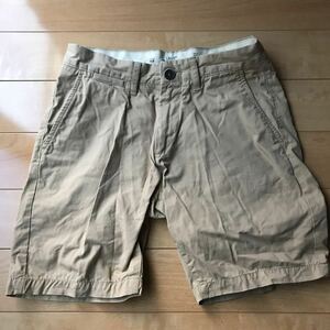 H&M Short chino540-1-16 мужской 28 бежевый 