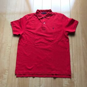 ラルフローレン ポロシャツ 096-1-1 RALPH LAUREN GOLF レッド ゴルフウェア 半袖シャツ 半袖