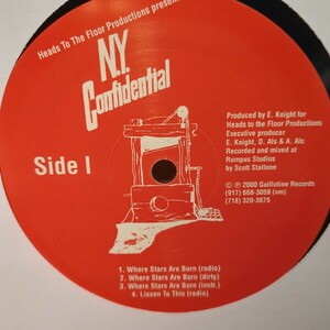 n.y.confidential/where srars are born EP