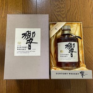 古酒 SUNTORY サントリー響 HIBIKI WHISKY 1899 古酒 裏ゴールドラベル 750ml 43％ 箱入 未開封