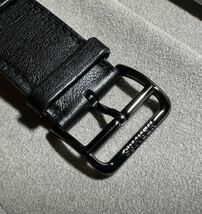 HERMES エルメスApple Watch シンプルトゥール 黒 バンド 本革_画像2