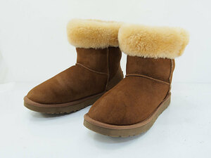 27cm UGG AUSTRALIA CLASSIC SHORT クラシック ショート ムートン ブーツ ボア シープスキン アグ オーストラリア チェスナット US9 