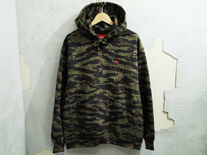 極美品 Supreme Small Box Hooded Sweatshirt パーカー フーディー スモールボックス M Tigerstripe Camo タイガーカモ シュプリーム FT