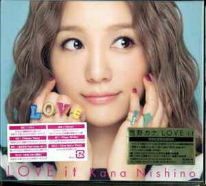 即決・送料無料(2点で)◆西野カナ Kana Nishino◆LOVE it◆Dear Bride パッ Girls◆初回限定盤DVD付き(b1249)