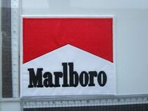 【やや大きめ】Marlboro マルボロ タバコ ワッペン/刺繍 自動車 整備 レーシング チーム スポンサー Z01_画像8