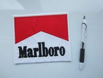 【やや大きめ】Marlboro マルボロ タバコ ワッペン/刺繍 自動車 整備 レーシング チーム スポンサー Z01_画像7