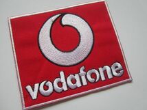 Vodafone ボーダフォン 携帯電話 会社 企業 ロゴ ワッペン/ 刺繍 エンブレム 自動車 カー用品 整備 作業着 レーシング ビンテージ 20_画像2