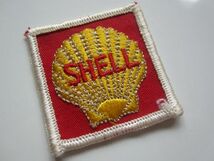 ビンテージ SHELL シェル 昭和 シェル石油 ガソリン オイル 貝 ワッペン/自動車 バイク レーシング 古着 アメカジ キャップ 82_画像2