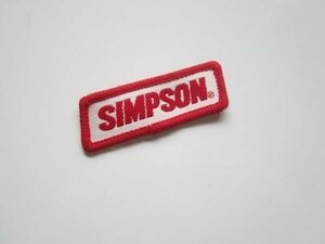 SIMPSON シンプソン ワッペン/自動車 バイク レーシング 古着 アメカジ キャップ カスタム ① 99