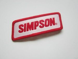 SIMPSON シンプソン ワッペン/自動車 バイク レーシング 古着 アメカジ キャップ カスタム ② 99