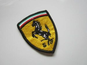 ビンテージ フェラーリ Ferrari イタリア 黄色 外車 ロゴ ワッペン/エンブレム 自動車 レーシング F1 スポンサー ② 84