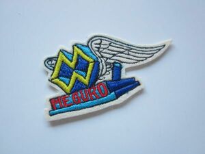 ビンテージ MEGURO メグロ タンクマーク 目黒製作所 ワッペン/自動車 バイク オートバイ レーシング F1 スポンサー 98