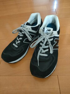 ニューバランス ML574EGK 29cm 黒 メンズ スニーカー new balance used 中古