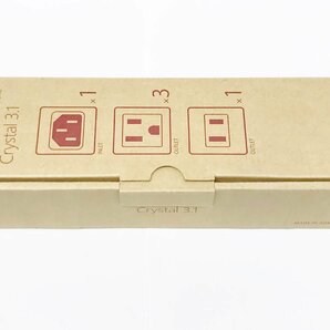 【1円】KOJO TECHNOLOGY 光城精工 Crystal3.1 電気タップ + HEWTECH VM1708 電源コードの画像4