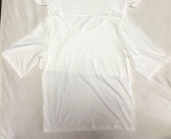 Tシャツ 半袖 カットソー 白 無地