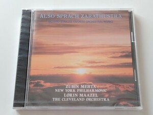 【未開封商品】R.シュトラウス管弦楽名曲集 Zubin Mehta/Lorin Maazel 日本盤CD SONY FCCC30442 R.Strauss,Also Sprach Zarathustra,