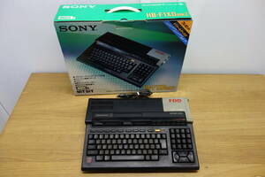 SONY HB-F1XD mk2 パーソナルコンピューター 通電可 ソニー HIT BIT MSX2 箱付き 中古 ジャンク品 管理ZI-120