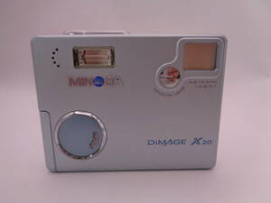 MINOLTA ミノルタ DiMAGE X20 コンパクトカメラ デジタルカメラ 動作未確認 ジャンク品 管理ZI-LP-3