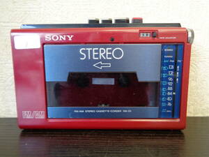 SONY ソニー WA-33 カセットレコーダー カセットプレーヤー FM/AM ジャンク品 管理ZI-LP-3