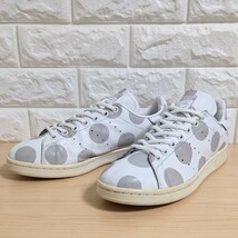 アディダス オリジナルス スタンスミス サイズ25.5cm S77368 adidas Stansmith ポルカドット ローカット 水玉 ホワイト グレー 2015年製_画像1