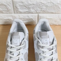 アディダス オリジナルス スタンスミス サイズ25.5cm S77368 adidas Stansmith ポルカドット ローカット 水玉 ホワイト グレー 2015年製_画像7