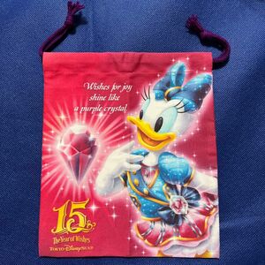 東京ディズニーシー　15周年　デイジー　巾着　新品未使用