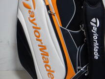 TaylorMade テーラーメイド 9.0型★中古★アスリートスポーツカートバック (BKxWHxOR)_画像8