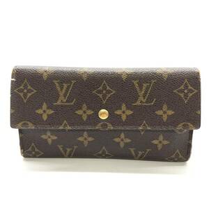 LOUIS VUITTON ルイヴィトン ポルトフォイユ インターナショナル 三つ折り財布 長財布モノグラム ボタン開閉 管理HS36321