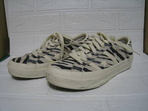 美品 コンバース CONVERSE STAR&BARS ZEBRASUEDE 1CL755 US4.5 23.5cm スター＆バーズ ゼブラスエード ローカット スニーカー