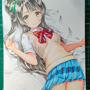 ラブライブ！ 南ことり 手描きイラスト 同人手描きイラスト 整理品 内田彩の画像1