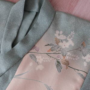 友禅 ドール用 doll 人形 新生児 1歳 着物 お宮参り お食い初め 正絹 和装 衣装 花柄 撮影用