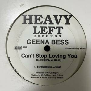 GEENA BESS Can't Stop Loving You