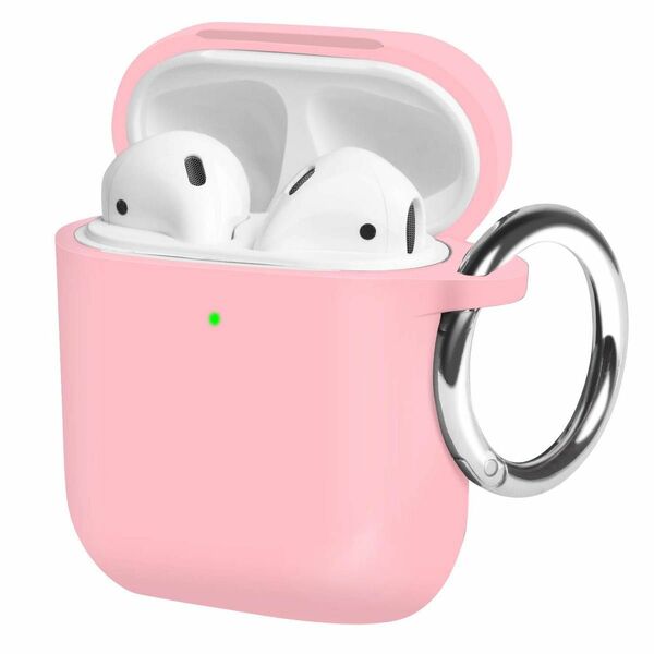 【本品黄色】OTOFLY AirPods ケース, 保護ケース シリコン ワイヤレス充電対応 全面保護 耐衝撃 