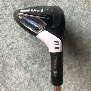 ☆TaylorMade テーラーメイド SIM2 MAX レスキュー U3 19° KBS MAX MT85 FLEX S ユーティリティ ヘッドカバー付☆の画像4