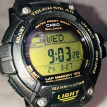 re5012【60】//CASIO★カシオ　腕時計　稼働品　デジタル　W-S220　タフソーラー　黒　ブラック_画像3