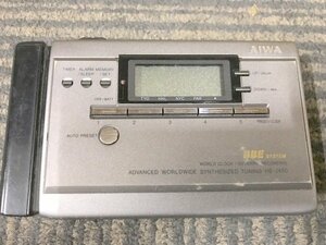 【通電動作未確認】AIWA HS-JX50 ポータブルカセットプレーヤー アイワ 1円~　S3130